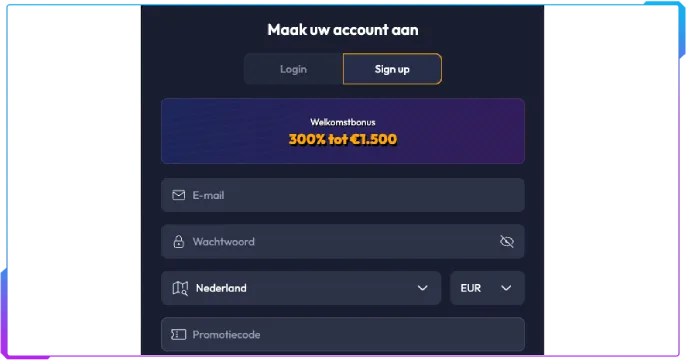 SpinHub Casino Registratie banner